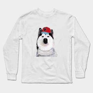 Husky Dog Long Sleeve T-Shirt